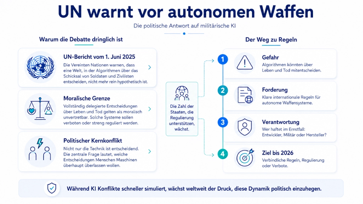 UN warnt vor autonomen Waffen